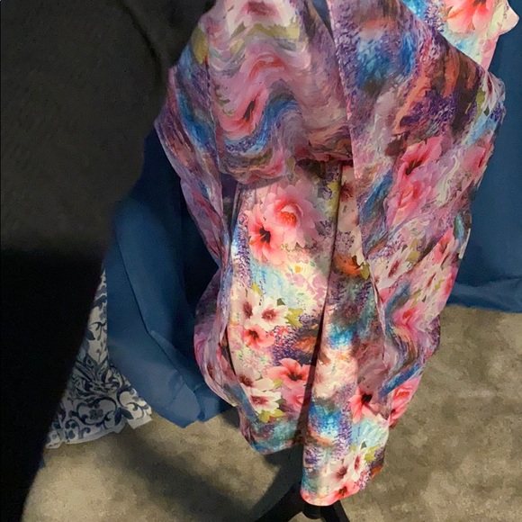 NEW YORK AND COMPANY 2/1 MULTICOLORED DRESS XL NWT - Picture 4 of 8